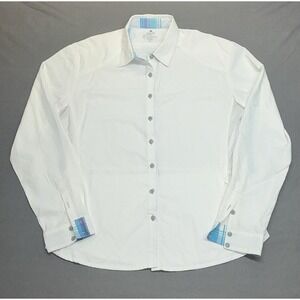 Kuhl Shirt Womens XL Button Up Long Sleeve Outdoor Hiking zip pockets